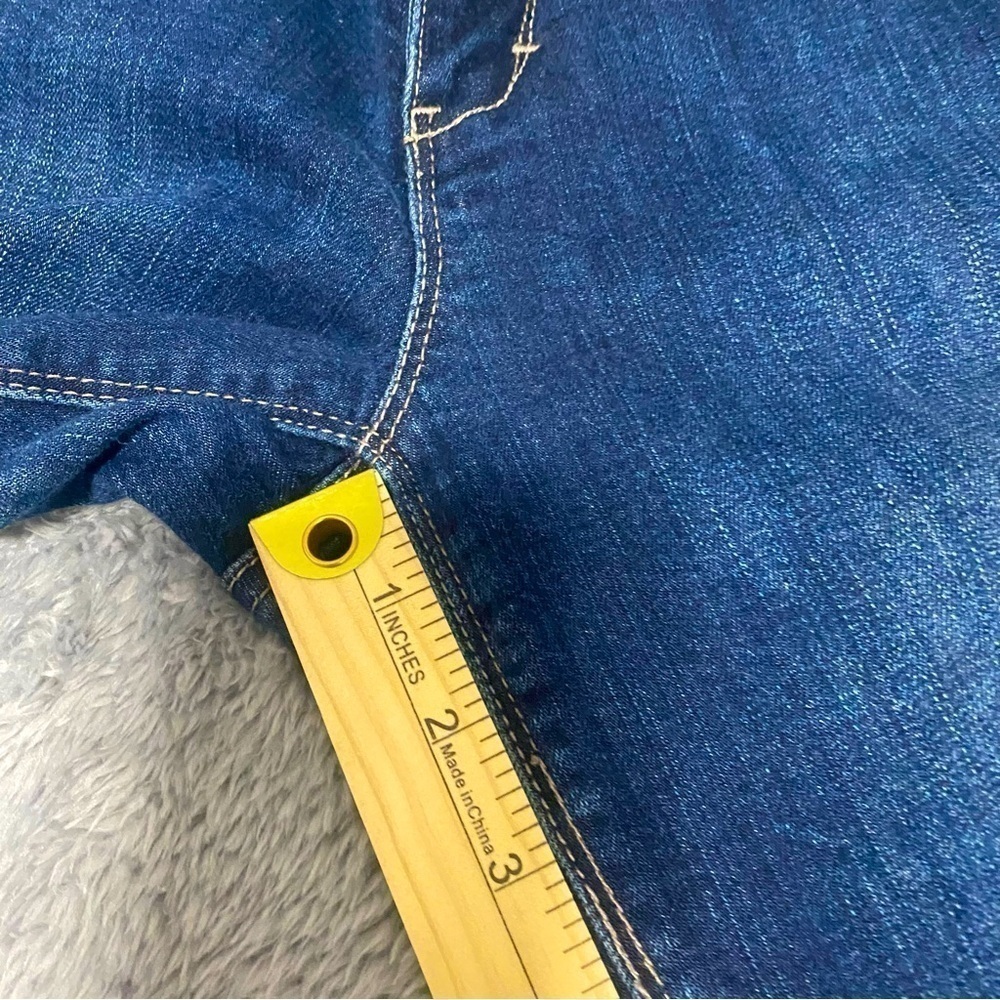 White House Black Market Blanc 10S Slim Ankle Dark Wash Jeans Feel Beautiful - Picture 8 of 13